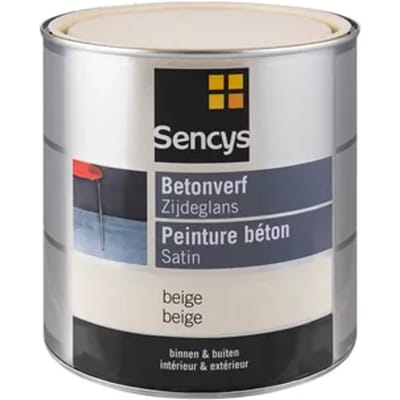 Sencys Betonverf Zijdeglans Beige 2,5l