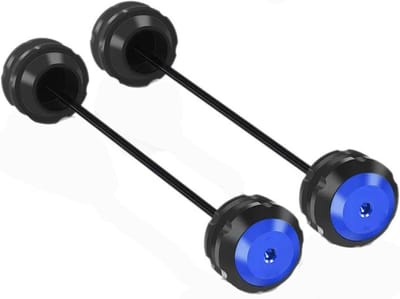 Motorfiets Valbescherming - Crash Sliders - Motor Beschermen - CNC Aluminium Legering - 1 Set - Blauw