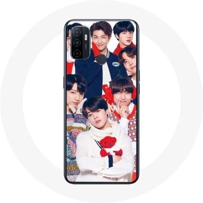 Coque pour Oppo A53 BTS Affiche Memebers Cadeau de Noël 2023