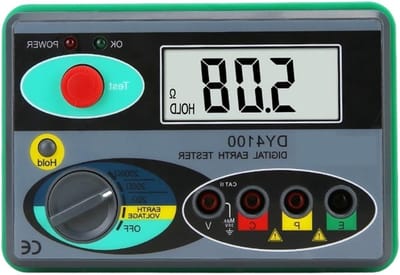 Isolatietester Ohm Meter - Digitale Megohmmeter - Elektrisch Testen - Meet Aardweerstand - 0-2000 Ohm - Grijs
