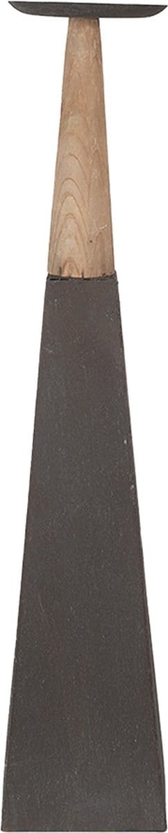 Clayre & Eef Kandelaar 60 cm Grijs Bruin Hout