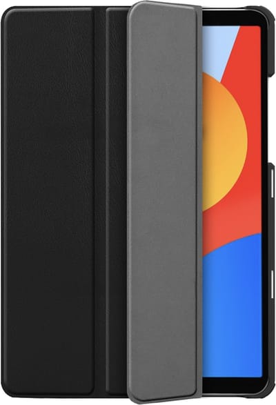 Just in Case tablet Hoes geschikt voor Xiaomi Redmi Pad SE 8.7 - TriFold Bookcase - Zwart