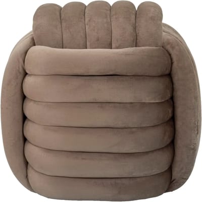 Kruk Softy Grey 45×45×45 cm