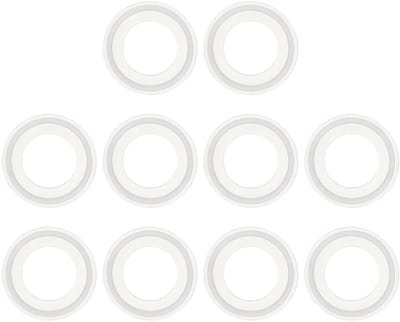 10 stuks Tri Klemmen Pakkingen voor Sanitaire Toepassingen, 50.5mm OD, Siliconen O-Ringen voor Brouwen en Wijnmakerij