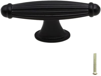 Meubelknop / Greep zwart 6cm - Kastknop - Meubelhandvat - Handvat Keuken / Kast