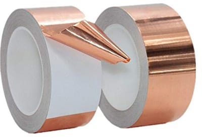 Dailygoods - Koperfolie Tape - Conductieve Tape - 5mm x 10m - Elektrische Reparaties - Paper Circuits - Slakkenafschrikking