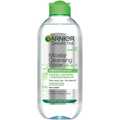 Garnier Micellair Water Gezichtsreiniger en Make-up-remover voor Gecombineerde Huid 400 ml