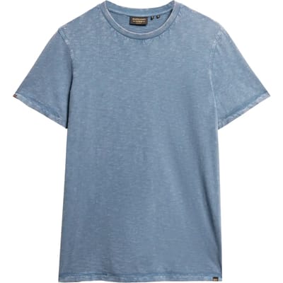 Superdry - Slub T-shirt met ronde hals en korte mouwen - Heren - T-shirts
