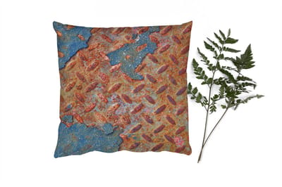 Sierkussens - Kussentjes Woonkamer - 40x40 cm - Roest - Diamantplaat - Beton