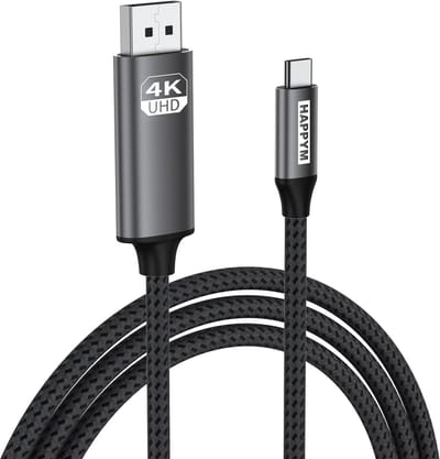 USB C naar DisplayPort Kabel 1m – 4K 60Hz – Zwart