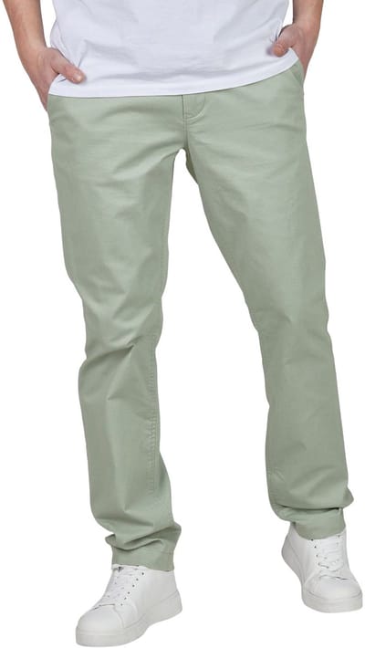 Tom Tailor Heren Chino Broek TT Chino SMU regular/straight Grijs Volwassenen Chino broek / Stofbroek