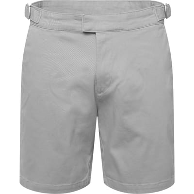 Duck and Cover Everett effen chino-short voor heren (Lichtgrijs)