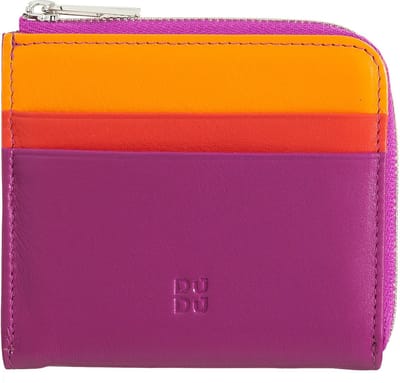 DuDu Lombok Portemonnee Leder 10.5 cm - Dames - Horizontaal - fuchsia