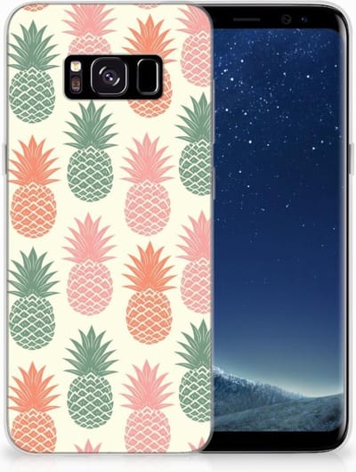 Samsung Galaxy S8 Siliconen Case Ananas