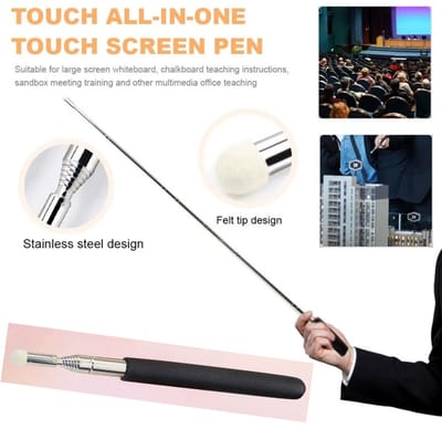 Actie4you® - Aanwijsstok 1 meter - aanwijsstok uitschuifbaar - aanwijsstok telescopisch - pointer - presenter - aanwijsstok 100cm