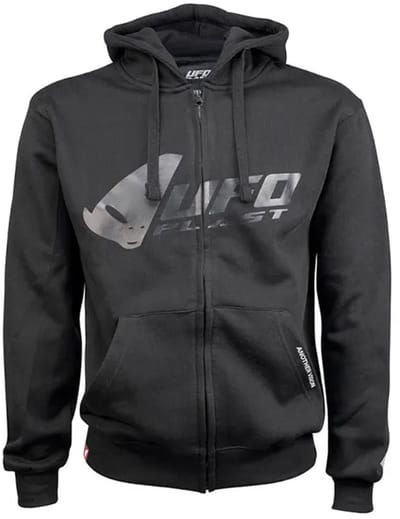Ufo Free Time Sweatshirt Met Rits Grijs L