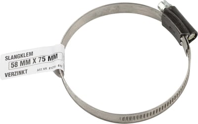 Deltafix slangklem metaal verzinkt 58 mm x 75 mm 1 st.