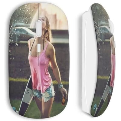 Souris Sexy Girl Skate Sans Fil