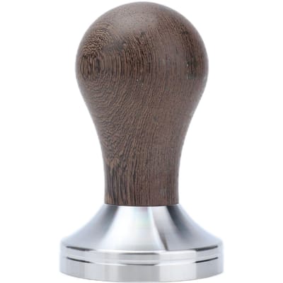 53mm Roestvrij Staal Koffie Tamper Houten Handvat Koffiepoeder Hamer Persgereedschap Accessoire gray