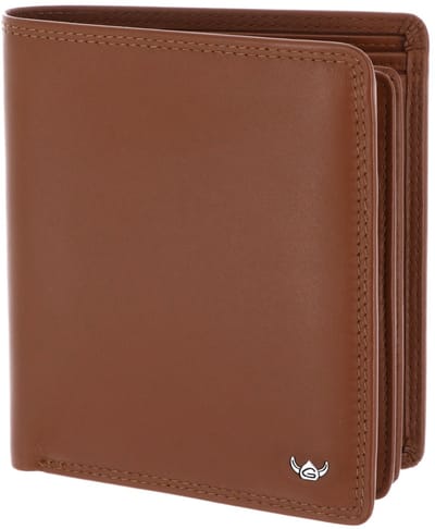 Golden Head Leren portemonnee Polo RFID Protect Kombischeintasche 1231 Cognac bruine