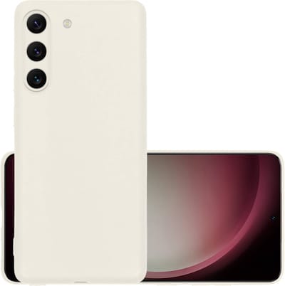Hoesje - Geschikt voor Samsung Galaxy S23 - Sterk & Shockproof - Hoes Cover - Siliconen Case - Wit