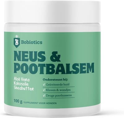 Pootbalsem voor Honden – 100% Natuurlijk – Hydrateert & Herstelt Droge of Gebarsten Pootkussens – Bescherming tegen Huidirritatie Pootjes, Pootlikken, Hitte & Kou – Met Kokosolie, Sheabutter & Aloë Vera – Veilig en Snel Intrekkend
