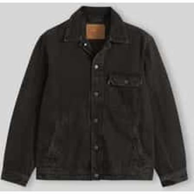 regular fit jeansjack van puur katoen