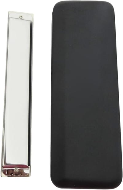 Diatonische Mondharmonica - Muziek Instrument - Muziek Maken - 24 Tonen - 18cm Lengte - Zilver