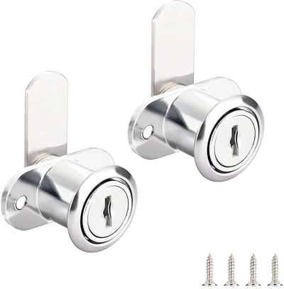 Qrity 2 Stuks Meubel Slot met Sleutels - Veiligheidsoplossing voor Kasten en Laden