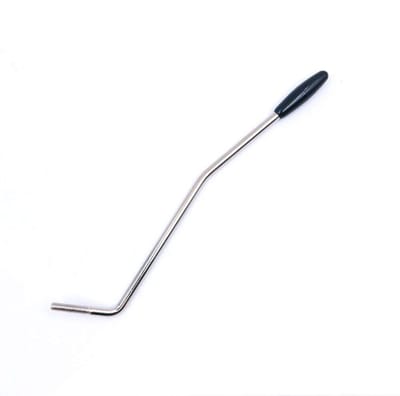 Dailygoody - Tremolo Arm Draad - Geschikt voor ST Squier Elektrische Gitaar - 5mm - Robuust en Duurzaam - Chrome met Zwarte Tip