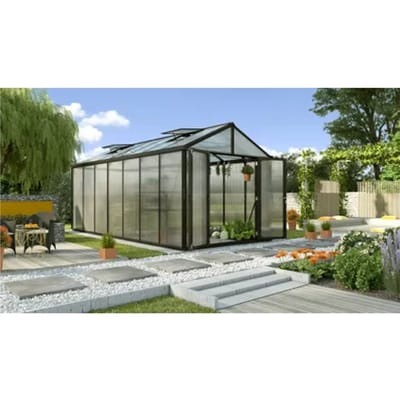 Vitavia Tuinkas Zeus Comfort 13800 - Polycarbonaat 10mm - Zwart - 258x540x250cm