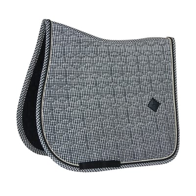 Kentucky Horsewear - Zadeldek - Zwart - Pied-de-poule