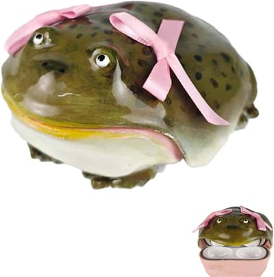 Frog Oplaadhoes - Grappige Oordopjes Beschermer - Dagelijks Gebruik - Handgemaakt Uniek Ontwerp - 10.3 x 6.3 x 3.3 cm