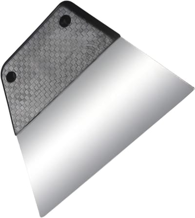 Glaswisser Raamwisser - Foliewisser Schraper - Folies Aanbrengen - Ergonomisch Koolstofvezel - 23 cm Lengte - Zwart