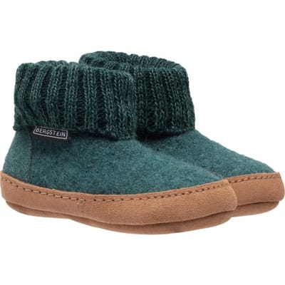 Bergstein Cozy Lux - maat 27 - Sloffen Unisex Junior - Seagreen