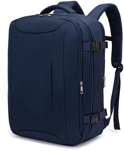 Dailygoods- Handbagage Rugzak 45x36x20 cm - Diefstalbescherming - Natte/Droge Tas - Computervak - Geschikt voor Easyjet/British Airways - Reistas