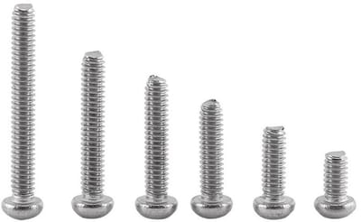 Duurzame RVS A2 Hex Schroeven en Bouten Assortiment Kit - 250 Stuks M2 Knopkop met Moeren voor Diverse Toepassingen