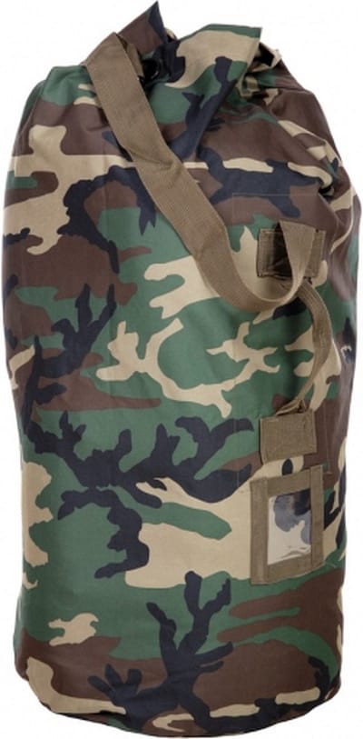 Grote duffel tas/plunjezak - camouflage - 35 x 90 cm - Duffel tassen voor op reis