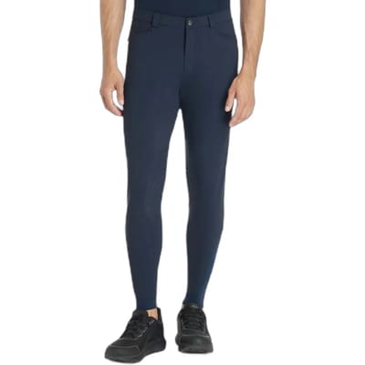LeMieux Heren Rijbroek Full Grip M Blauw