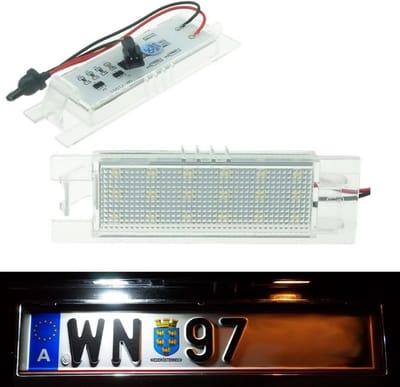 Kentekenverlichting LED met E-keurmerk en CANBUS voor Alfa Romeo modellen