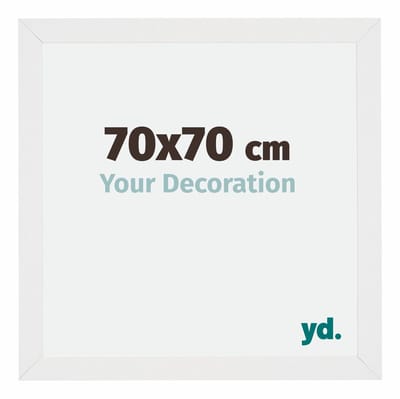 Your Decoration - Fotolijst 70x70 cm - MDF - Wit Hoogglans - Mura