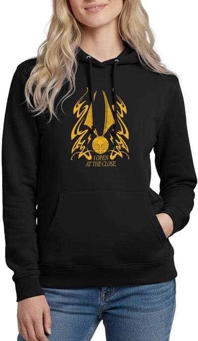 Harry Potter Gouden Snaai I Open At The Close Hoodie Dames