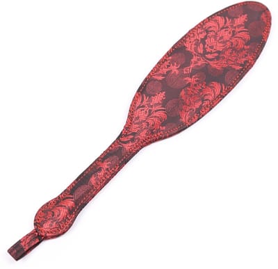 Smart Moves - Ovalen Paddle - Brokaat - 35 cm - Rood