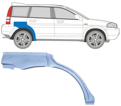 Reparatiepaneel achterspatbord voor Honda HR-V 1999-2006 / Rechts