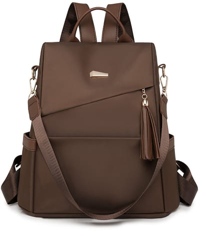 VHV-Anti Diefstal Rugzak Dames en Heren - Trendy Kleurrijke Laptoprugzak met Kleurblokken - Stijlvolle Travel Rugzak voor Werk en Reizen - Waterafstotend-zwart