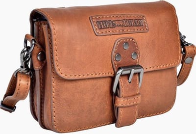 Hill Burry- Hillburry -3280-Schoudertas-Small- Leer - Bruin-Brown