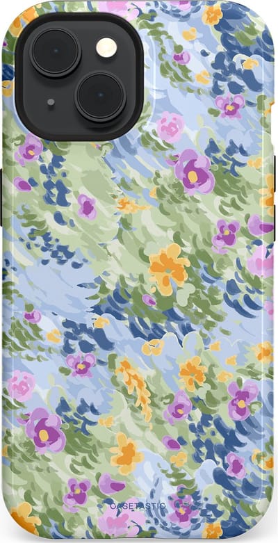 Casetastic Hoesje Geschikt voor Apple iPhone 15 Magsafe - Stijlvolle Beschermende Duo-layer Case - Vijver briesje