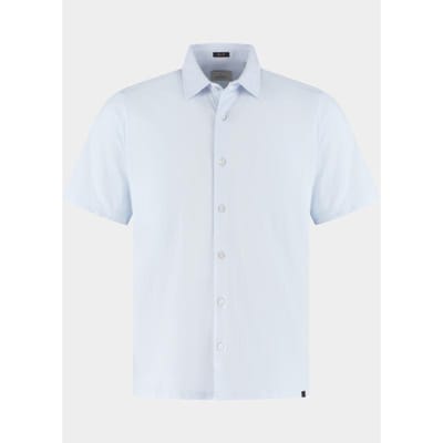 Dstrezzed Casual hemd korte mouw Blauw Liam Shortsleeve Shirt 311530/646