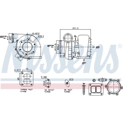 Supercharger, drukvulling NISSENS 93597