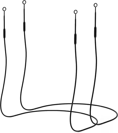 Oordopje Lanyard - Veiligheidskoord - Voorkom Verlies - Magnetische Sluiting - 2 Stuks - Transparant
